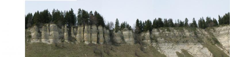 panorama sur la falaise